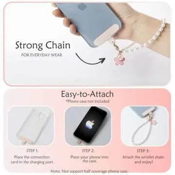 HONYJOOM Initial Letter Keychain Women Girls Cute Flower Car Key Chain Backpack Purse Bag Charms For Handbags, Wristlet Keychain Phone Charm, Stanley Charms for Handle (S Keychain Pink)