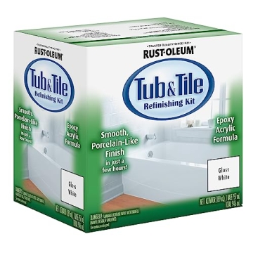 Transform Your Bathroom with Rust-Oleum Tub and Tile Refinishing Kit