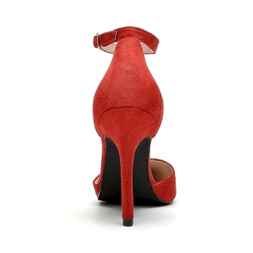 Odisen Women's Elegant Closed Toe High Heels Pumps