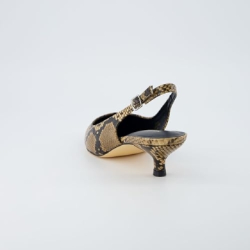 CUSHIONAIRE Women’s Boss Kitten Heel Sling Back - Comfort & Style