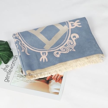 EXTREE Scarfs for Women Pashmina Silky Shawl Wrap for Evening Dressing Blanket Open Front Poncho Cape