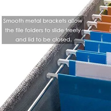 Stylish PRANDOM File Organizer Box for Home & Office