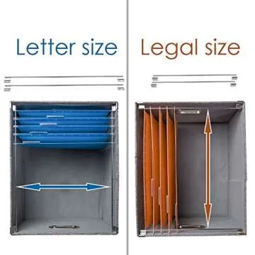 Stylish PRANDOM File Organizer Box for Home & Office