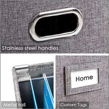 Stylish PRANDOM File Organizer Box for Home & Office