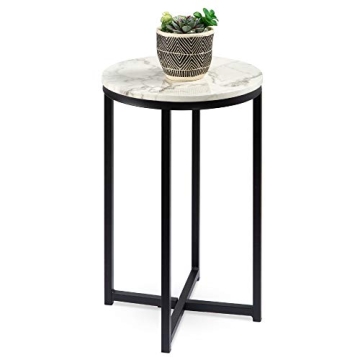 Stylish Faux Marble Accent Table for Modern Living