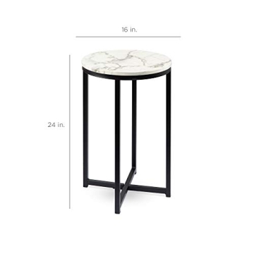 Stylish Faux Marble Accent Table for Modern Living