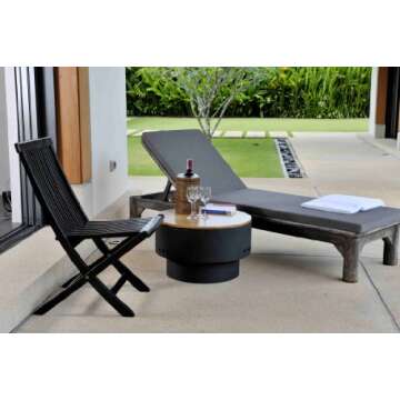 Fire Sense 60532 Fire Pit Revolver Wood Burning Lightweight Portable Outdoor Firepit Backyard Firepl...