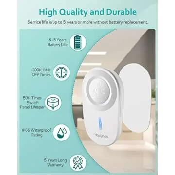 HAPYTHDA Remote Control Outlet,15A/1500W, 500 Feet RF Range Remote Light Switches Kit, No Wiring Needed Wireless Remote Outlet for Light, Small Electrical Appliance, with Anti-Surge 4000V