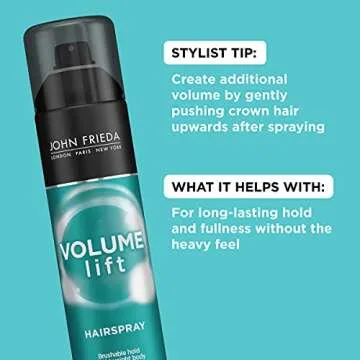 John Frieda Volume Lift Hairspray for Fine Hair 10 Oz