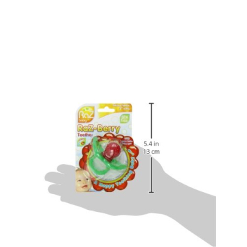 RaZbaby RaZberry Silicone Teether - Gentle Gum Relief for Infants