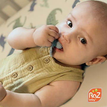 RaZbaby RaZberry Silicone Teether - Gentle Gum Relief for Infants
