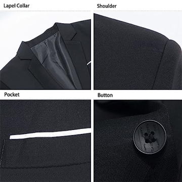 Mylldey Mens Blazer - Slim Fit Stylish Versatility