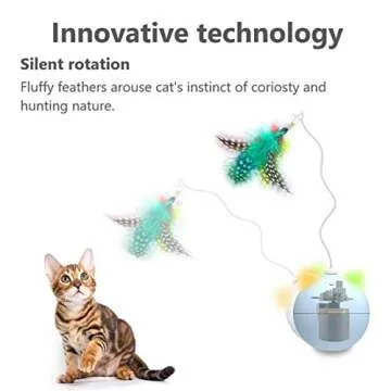 BENTOPAL Interactive Cat Toy for Indoor Cats