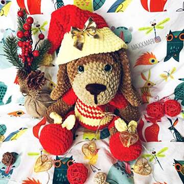 Weriirew 20Pcs Plastic Safety Eyes Craft Doll Eyes Glitter Plastic Solid Round Safety Eyes with Washers for DIY Crafting Making Doll, Puppet, Plush Animal, Stuffed Crochet Toy (Mixed Color, 16mm)