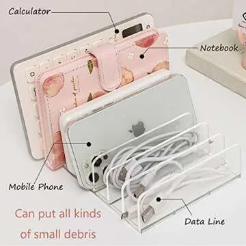 Qiuttnqn 2 Pack Acrylic Eyeshadow Palette Makeup Organizer,7-Cell Cosmetic Storage,Accessories Storage Organizer for Cosmetic,Eye Shadow,Sunglasses and Wallets