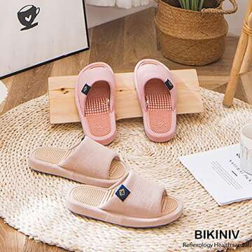 Get Comfort with BIKINIV Reflexology Massage Slippers