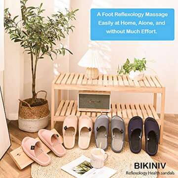 Get Comfort with BIKINIV Reflexology Massage Slippers