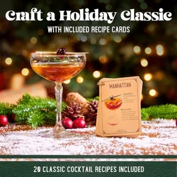 Mixology Cocktail Shaker Set for Home Bartenders