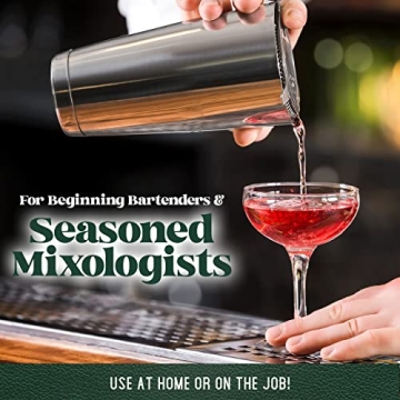 Mixology Cocktail Shaker Set for Home Bartenders