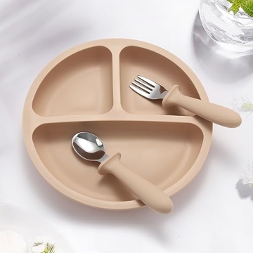 Eascrozn Toddler Utensils Set for Kids, Durable and Safe