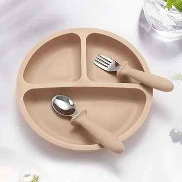 Eascrozn Toddler Utensils Set for Kids, Durable and Safe