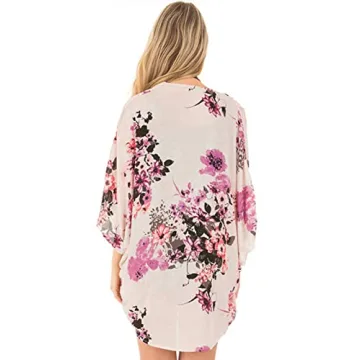 Stylish BB&KK Women's Floral Kimono Cover-Up for Summer