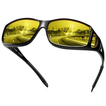 URUMQI Night Vision Glasses for Driving - Anti Glare Polarized