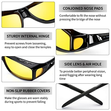 Polarized Night Vision Driving Glasses for All