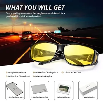 Polarized Night Vision Driving Glasses for All