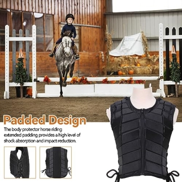 Kids Padded Horse Riding Vest for Safety and Protection