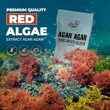 Hearthy Foods Agar Agar Powder Vegan Gelatin Substitute 4oz