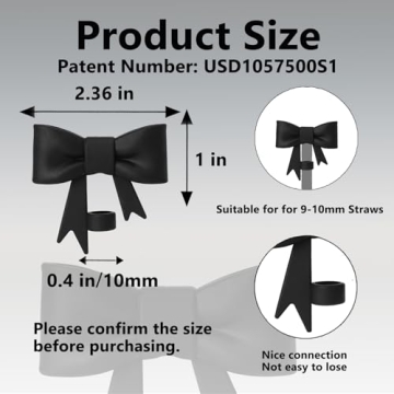 Cute Bow Straw Covers for Stanley Tumblers - YAYAYOUNG