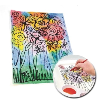 Color Splash! Liquid Watercolors - 6 Vibrant Colors for Kids Art