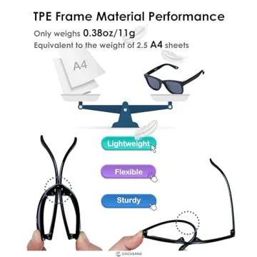 COCOSAND Baby Sunglasses with Polarized UV Protection
