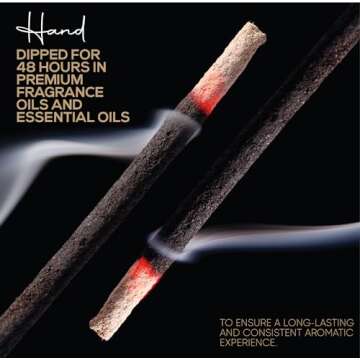 Citronella Exotic Incense Sticks 11 Inch - Bulk 1 Bundle 85 to 100 Sticks - Natural 11" Long Lasting Aroma That Burns for 45 to 60 Minutes.