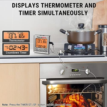 ThermoPro TP16S Meat Thermometer for Grilling & Cooking