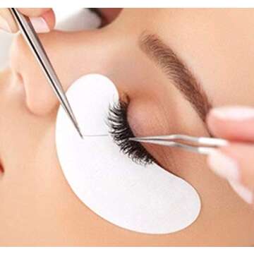 DNHCLL 10 Pairs Black Terrier Practice False Eyelashes Fashion Naked Makeup Slim Simulation False Eyelashes for Practicing on Mannequin Head Eyelashes Extensions Supplies