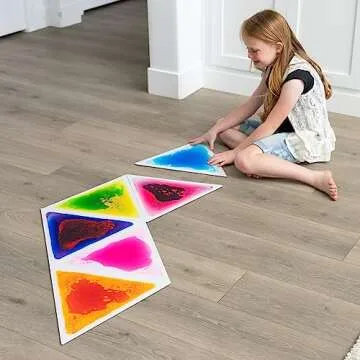 Liquid Triangle Sensory Tiles Fun Learning for Kids