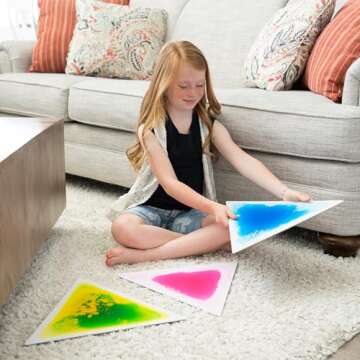 Liquid Triangle Sensory Tiles Fun Learning for Kids