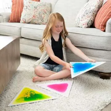 Liquid Triangle Sensory Tiles Fun Learning for Kids