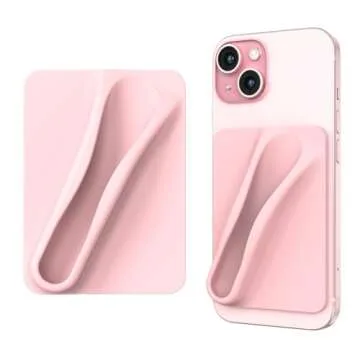 DOB SECHS Silicone Lip Holder for Cell Phone - Stylish Lipstick Accessory