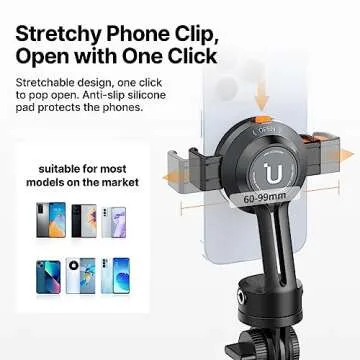 ULANZI Magnetic Cell Phone Tripod; Compatible with MagSafe