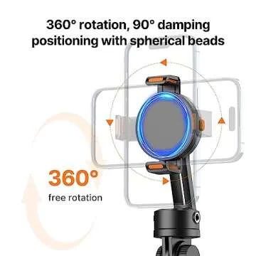 ULANZI Magnetic Cell Phone Tripod; Compatible with MagSafe