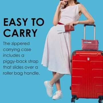 SAGEFINDS Airplane Travel Blanket | Compact Throw Blanket for Camping and Hiking | Converts into a Pillow | Travel Gift | Soft Jersey Knit | Fits in Backpack | Attaches to Luggage | Travel Essential