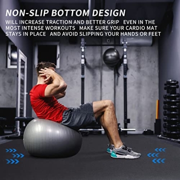 MRO Extra Large Non-Slip Exercise Mat for Home Gym