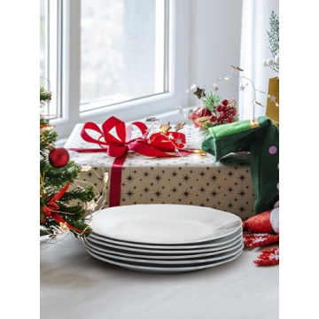Stylish Y YHY Ceramic Dinner Plates Set - 10.6 Inch