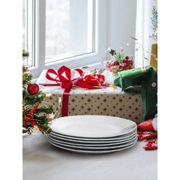 Stylish Y YHY Ceramic Dinner Plates Set - 10.6 Inch