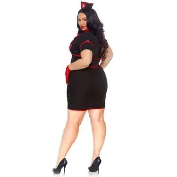 Leg Avenue Plus Size Nurse Babe Costume Set for Women