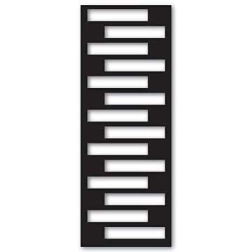 Makeup Swatch Sticker Stencils, 6 Pack of Vinyl Swatch Stencils, Makeup Artist Supply, Beauty Supply