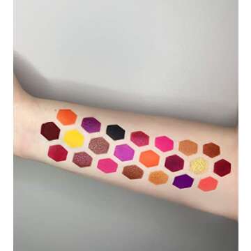 Makeup Swatch Sticker Stencils, 6 Pack of Vinyl Swatch Stencils, Makeup Artist Supply, Beauty Supply